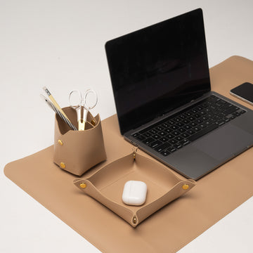 Kit Organização Couro Mocha