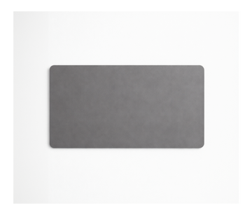 Deskpad Couro Grey 80x40
